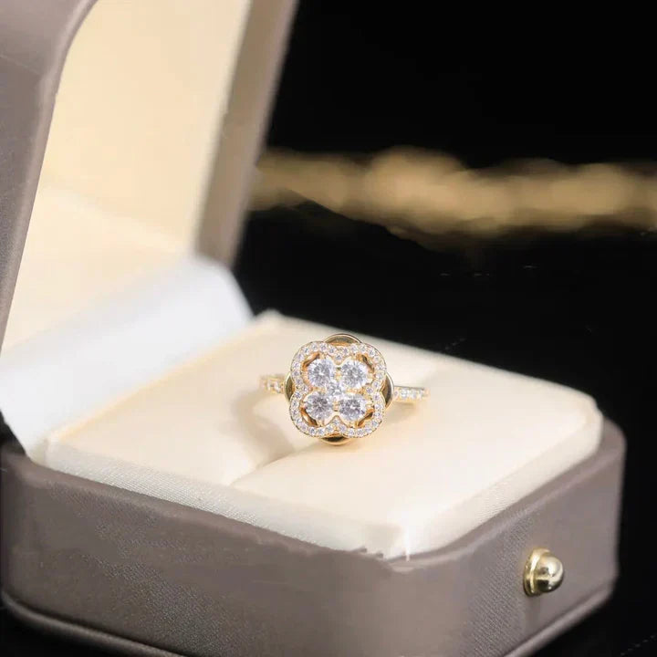 Caelina Viridia Ring | Gold