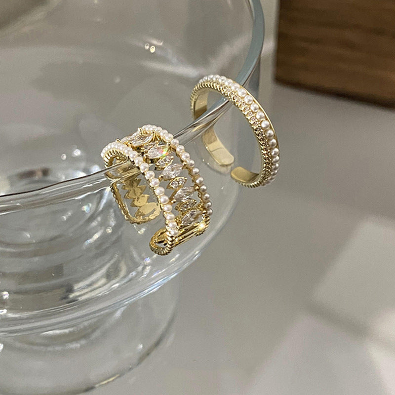 Elodie Vance Ring Set | Gold
