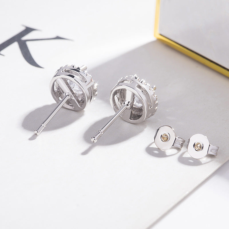 Solea Spark Earrings | White gold