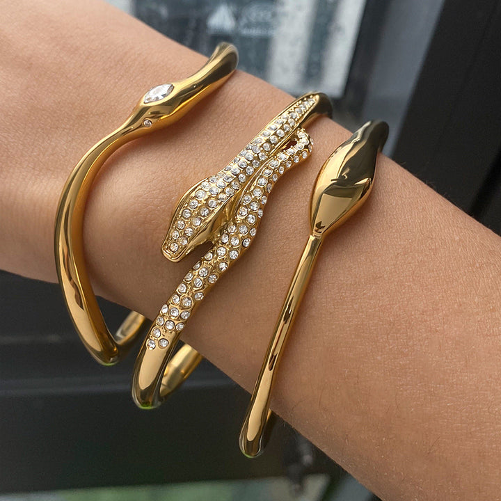 Cassian Veyne Bracelet Set | Gold-Tone