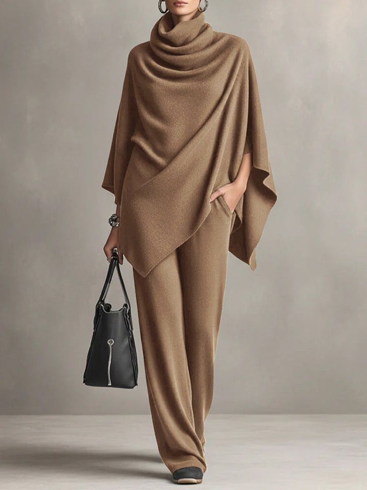 Seraphine | Elegant Drape Two-Piece Set