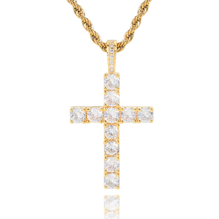 Cross necklace | Silver-Tone