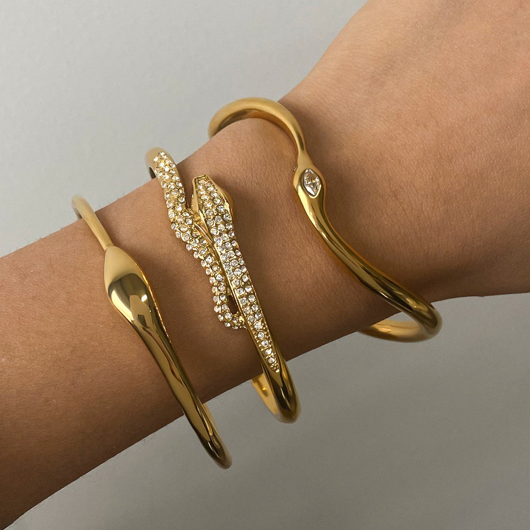 Cassian Veyne Bracelet Set | Gold-Tone