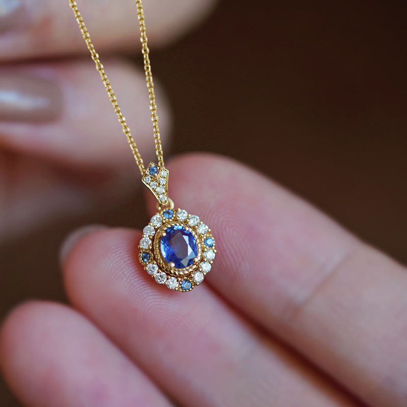 Celeste Royale Pendant Necklace | Gold-Tone