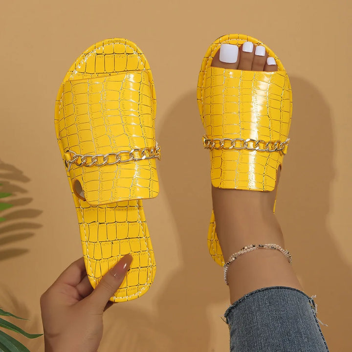 Mira | Luxe Wedge Beach Flip-Flops