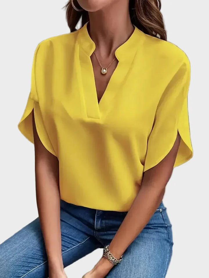 W&N | Stylish V-Neck Flowing Blouse