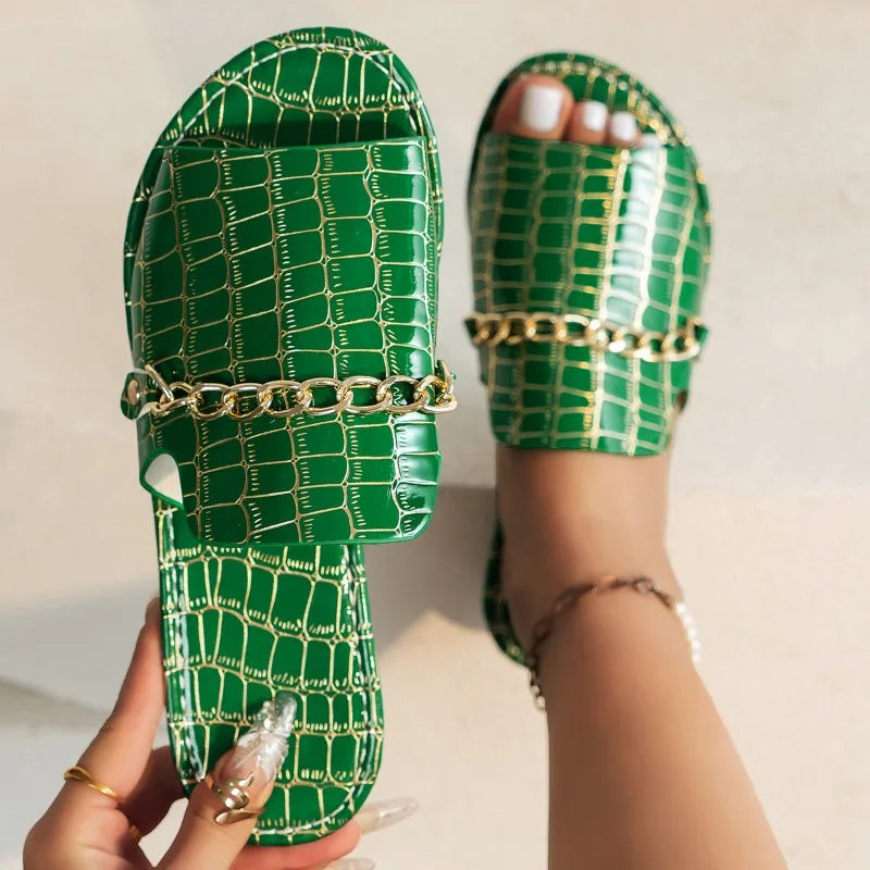 Mira | Luxe Wedge Beach Flip-Flops