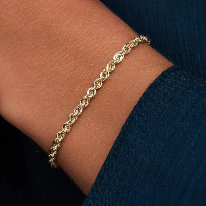 Twisted Chain Bracelet | Gold-Tone