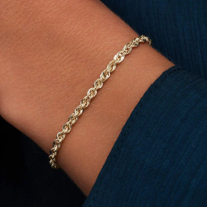 Twisted Chain Bracelet | Gold-Tone