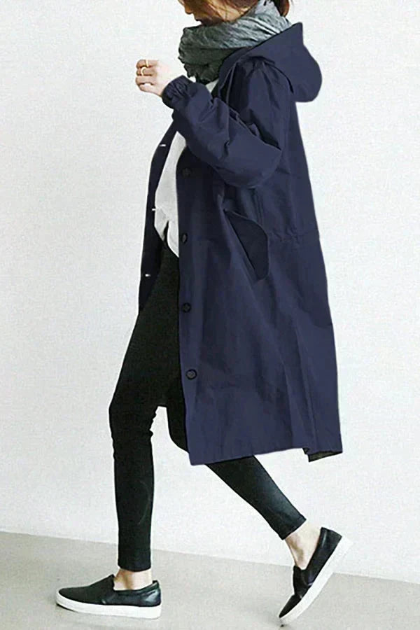 Dottie – Oversized Waterproof Trench Coat