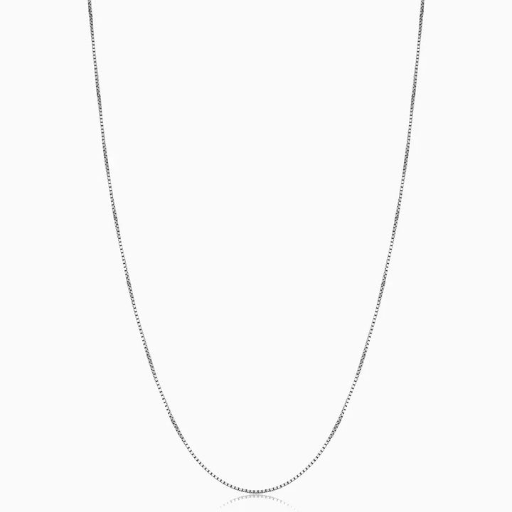 Bodega Box Necklace - Silver-Tone