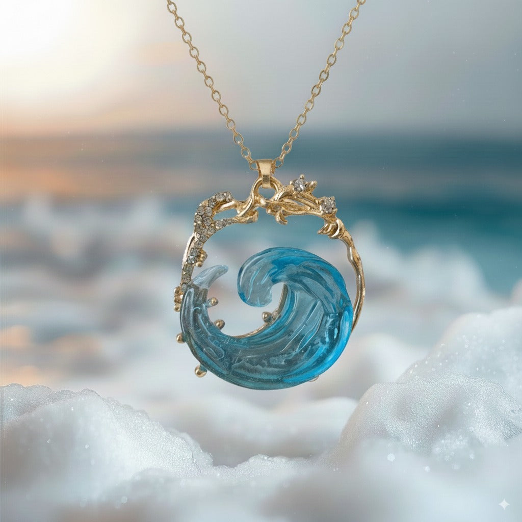 Azure Pledge Necklace | Silver-Tone