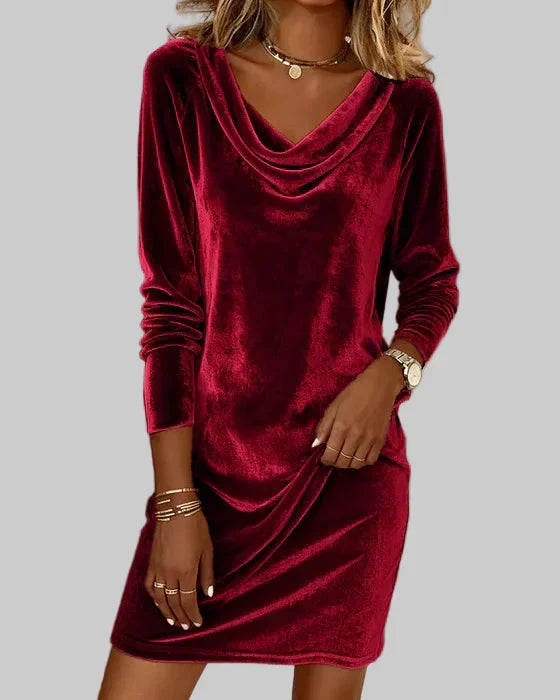 Frosina - Loose Velvet Dress