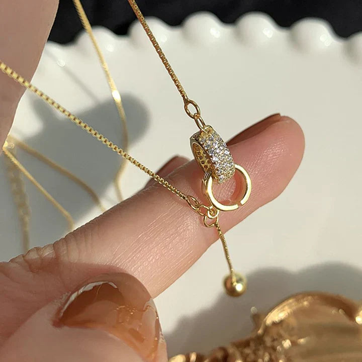 Flavina Aureline Necklace | Gold-Tone