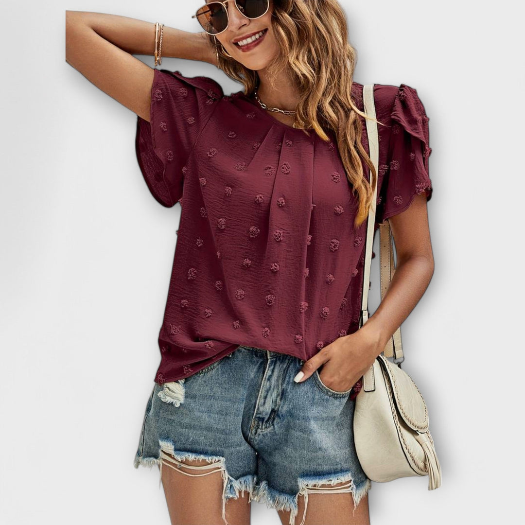 Charlotte - The perfect polka dot blouse