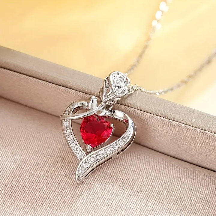 Rosira Emberveil Necklace | Silver-Tone