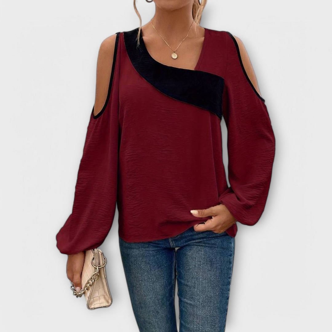 Scarlett - Square-neck blouse
