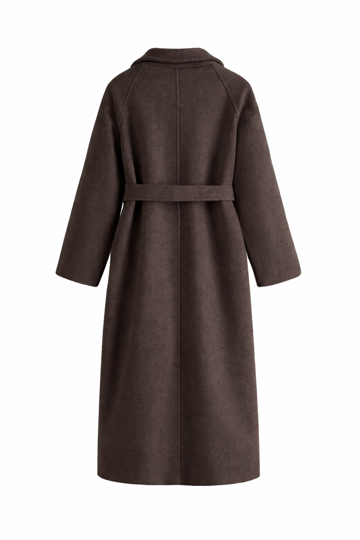 Caith – Elegant Belted Long Coat