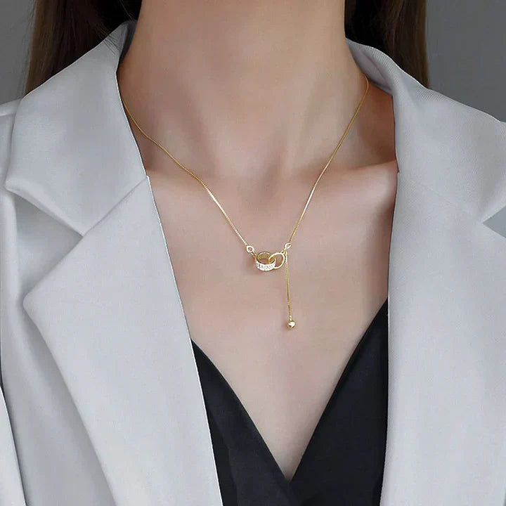 Flavina Aureline Necklace | Gold-Tone