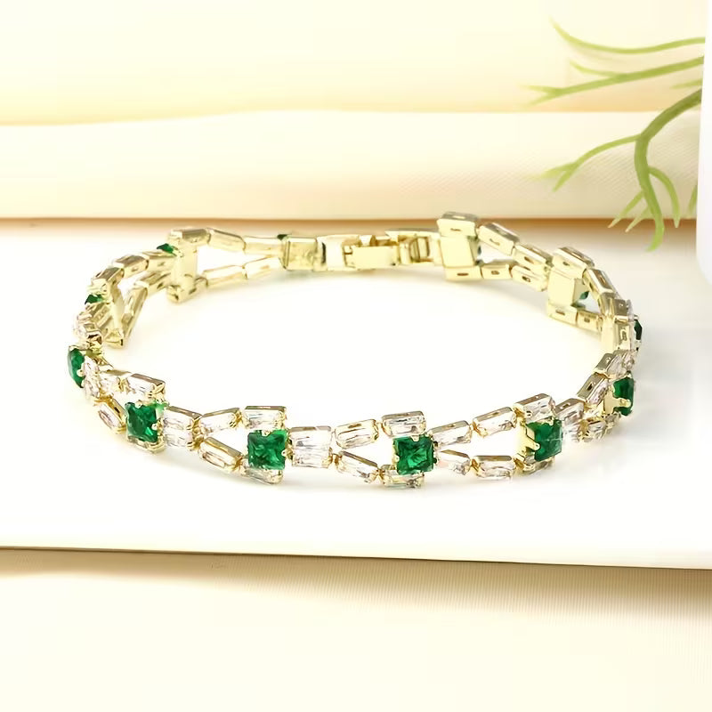 Verde Link Tennis Bracelet | Gold-Tone