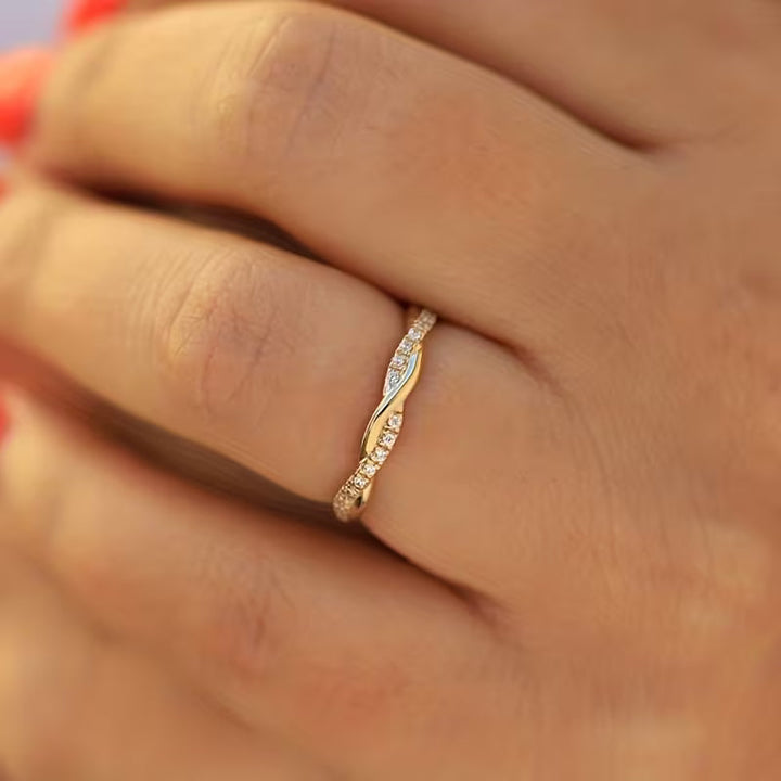 Two Style Accent Ring | Gold