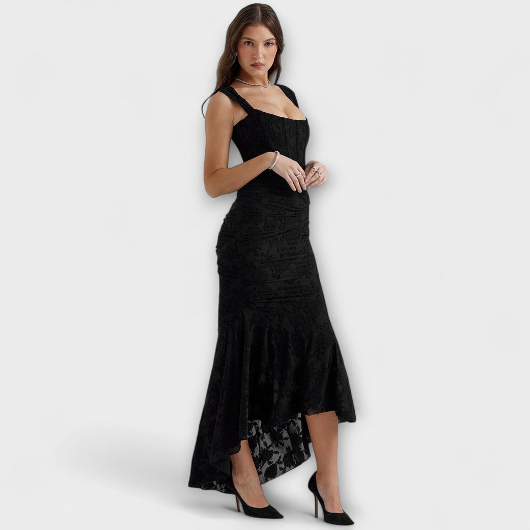 Renske - Long Dress with Elegant and Refined Corset