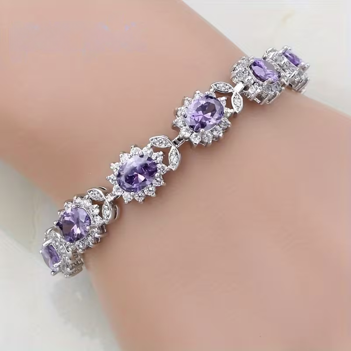 Iridessa Violetthorn Bracelet | Silver-Tone