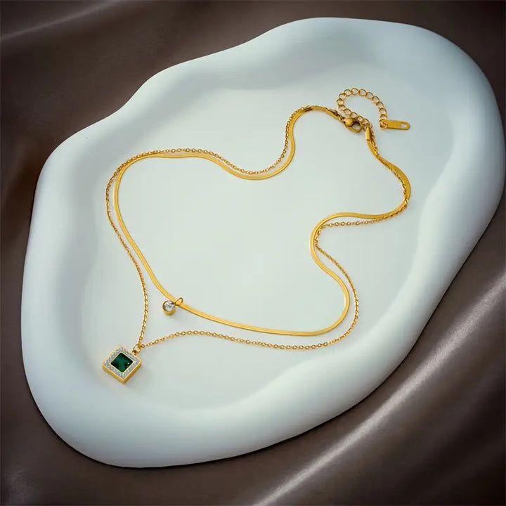 Tirena Valeure Necklace | Gold-Tone