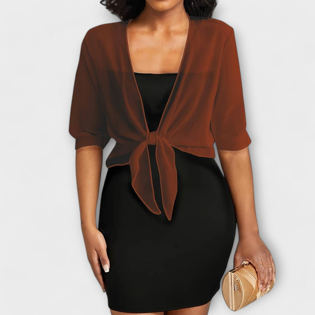 Olivia - Open front blouse