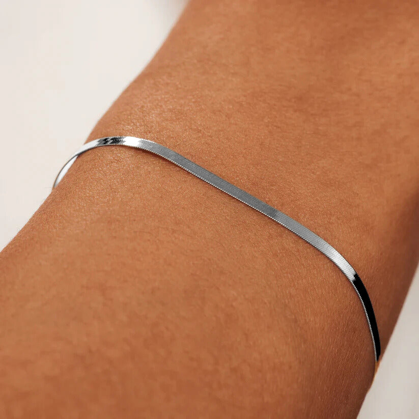 Soleil Serpent Bracelet | Silver-Tone