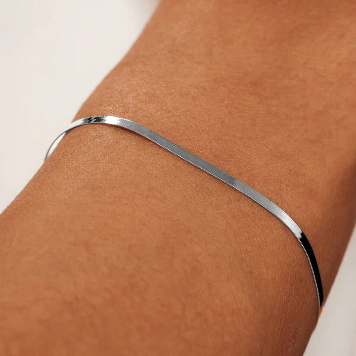 Soleil Serpent Bracelet | Silver-Tone