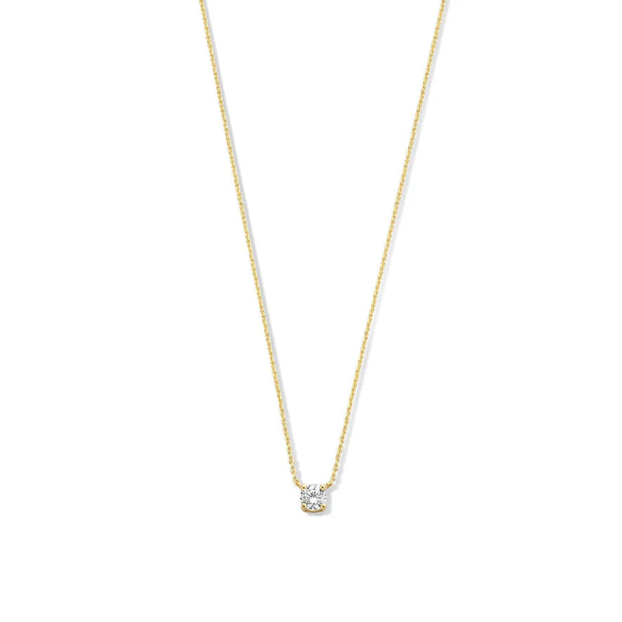 Cléa Stone Necklace | Silver-Tone