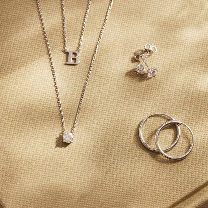 Cléa Stone Necklace | Silver-Tone