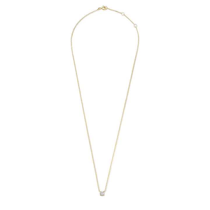 Cléa Crystal Stone Necklace | Gold-Tone
