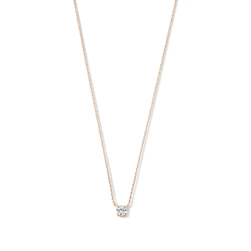 Cléa Crystal Stone Necklace | Gold-Tone