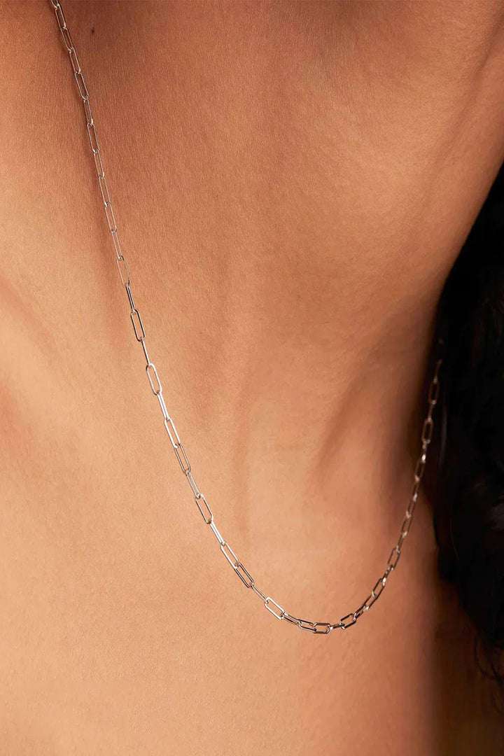 Archen Elegant Chain Necklace | Silver-Tone