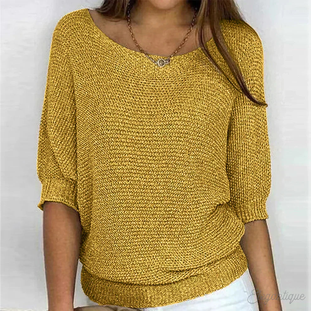 Eunice | Comfortable Knitted Blouse