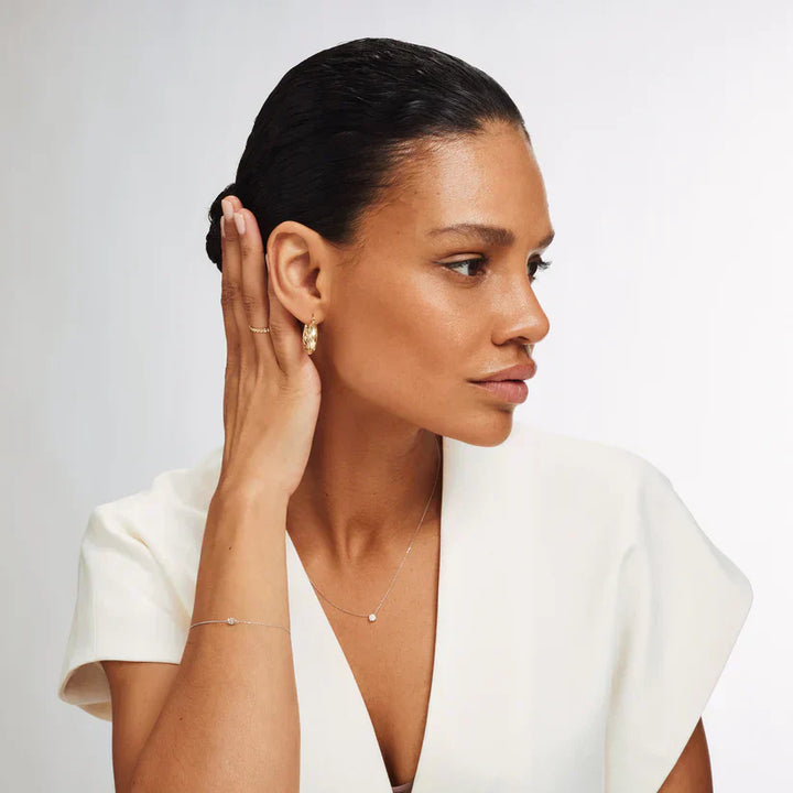 Cléa Stone Necklace | Silver-Tone