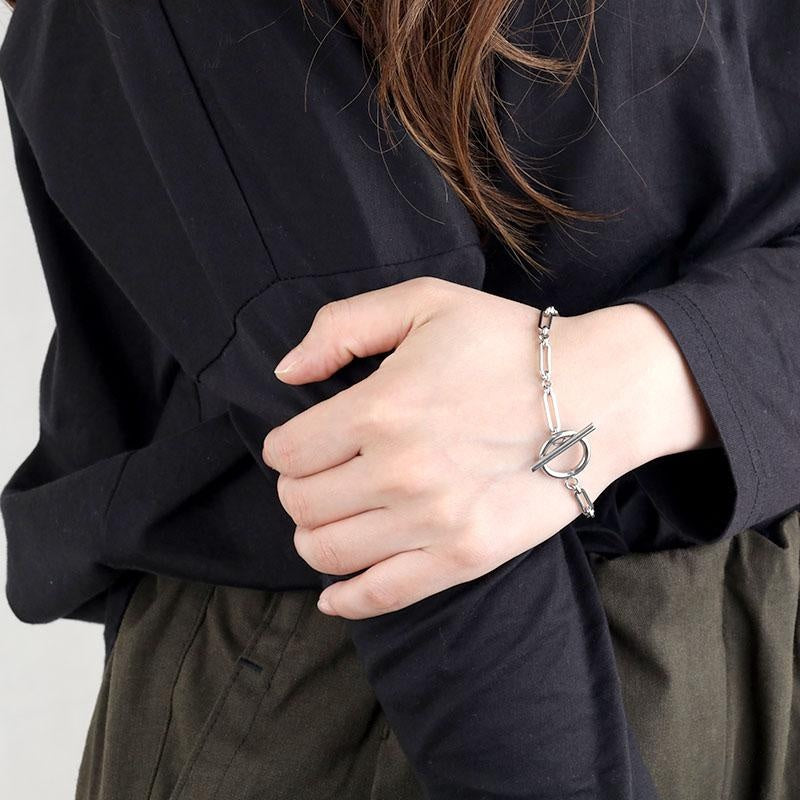 Link T-Bar Bracelet | Silver-Tone